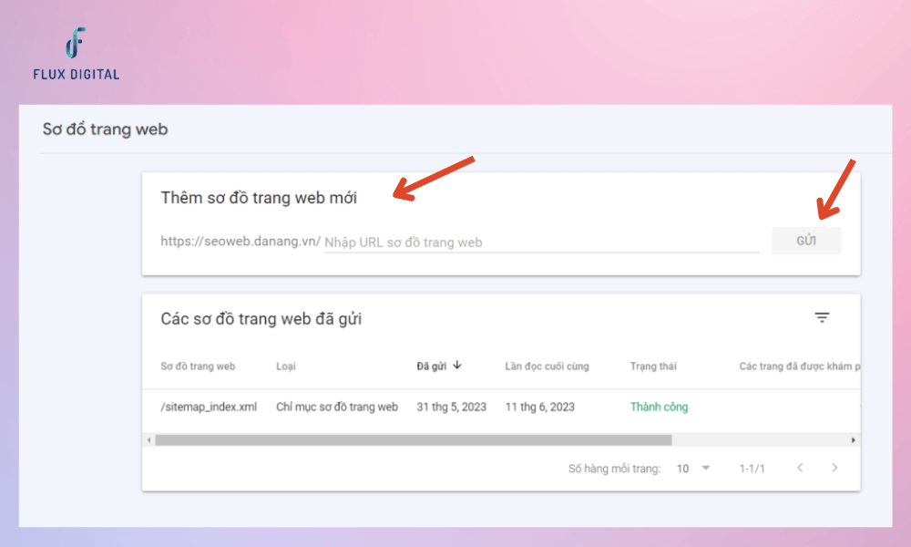 Khai báo Sitemap với Google